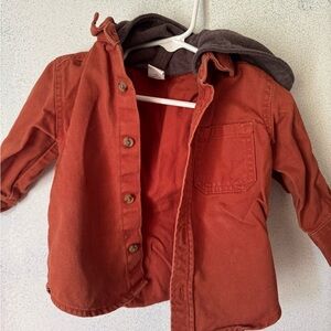 Kids Rust Jacket with Hood